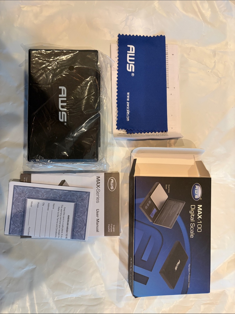 MAX-100 Digital Scale - Black